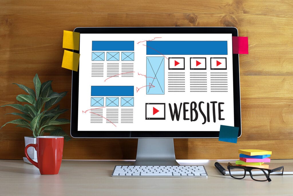 Representación de mantenimiento de páginas web